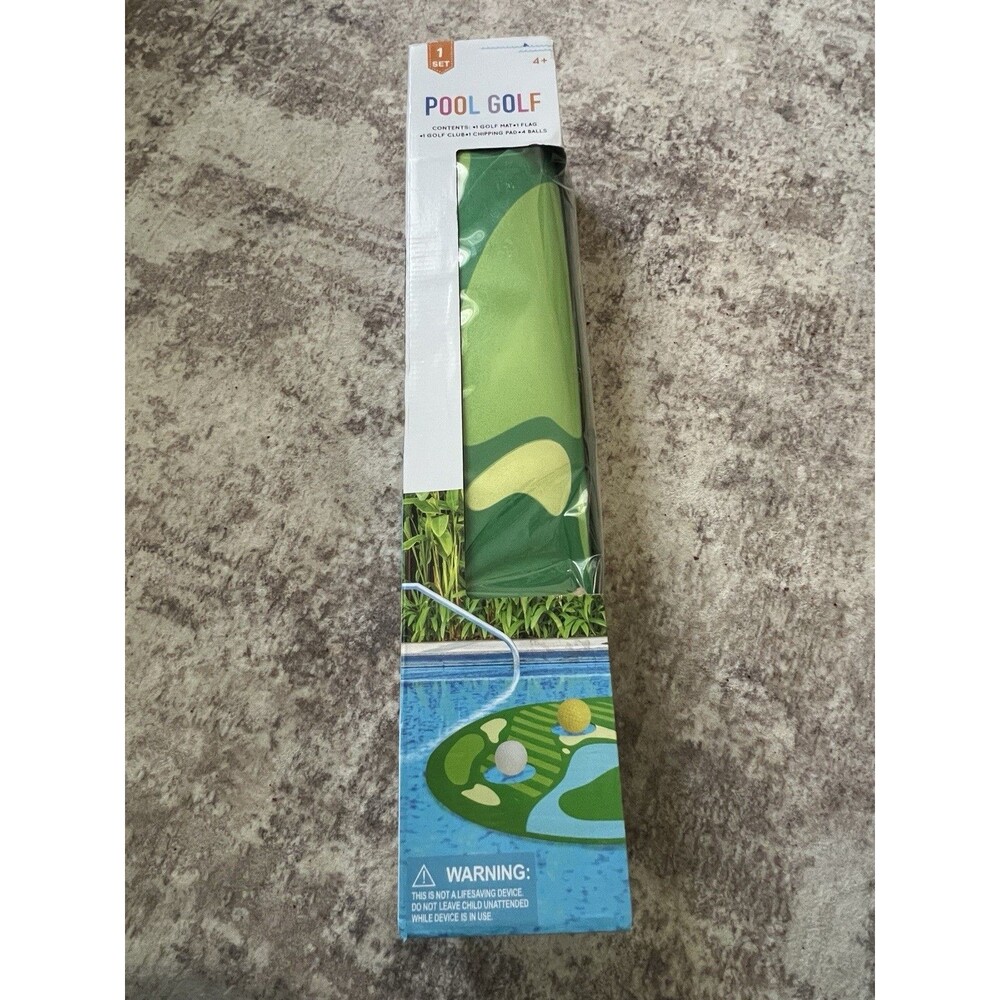 Kids Golf Island Floating Green Chipping Mat For Pool